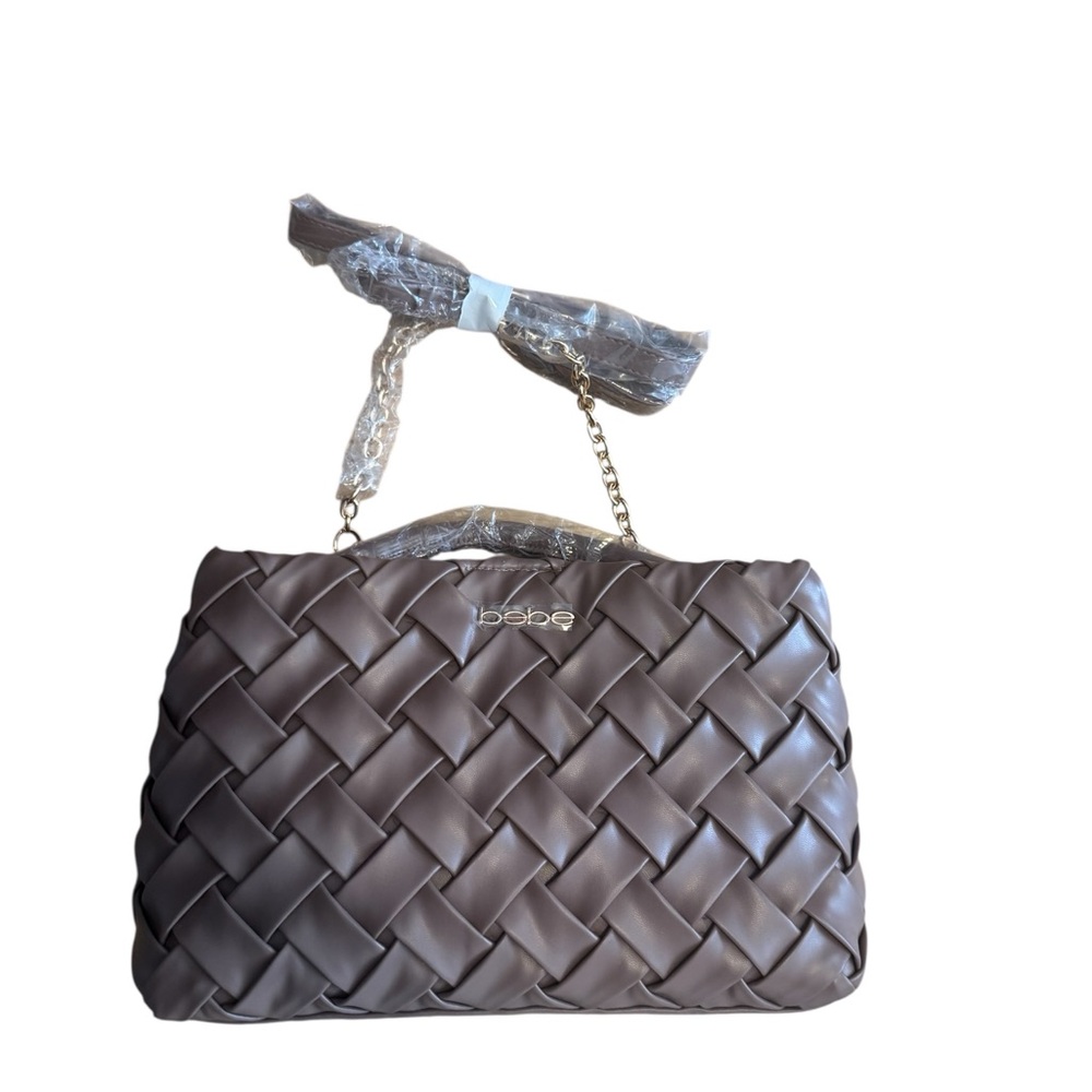 Bebe Tan Woven Women's Bag